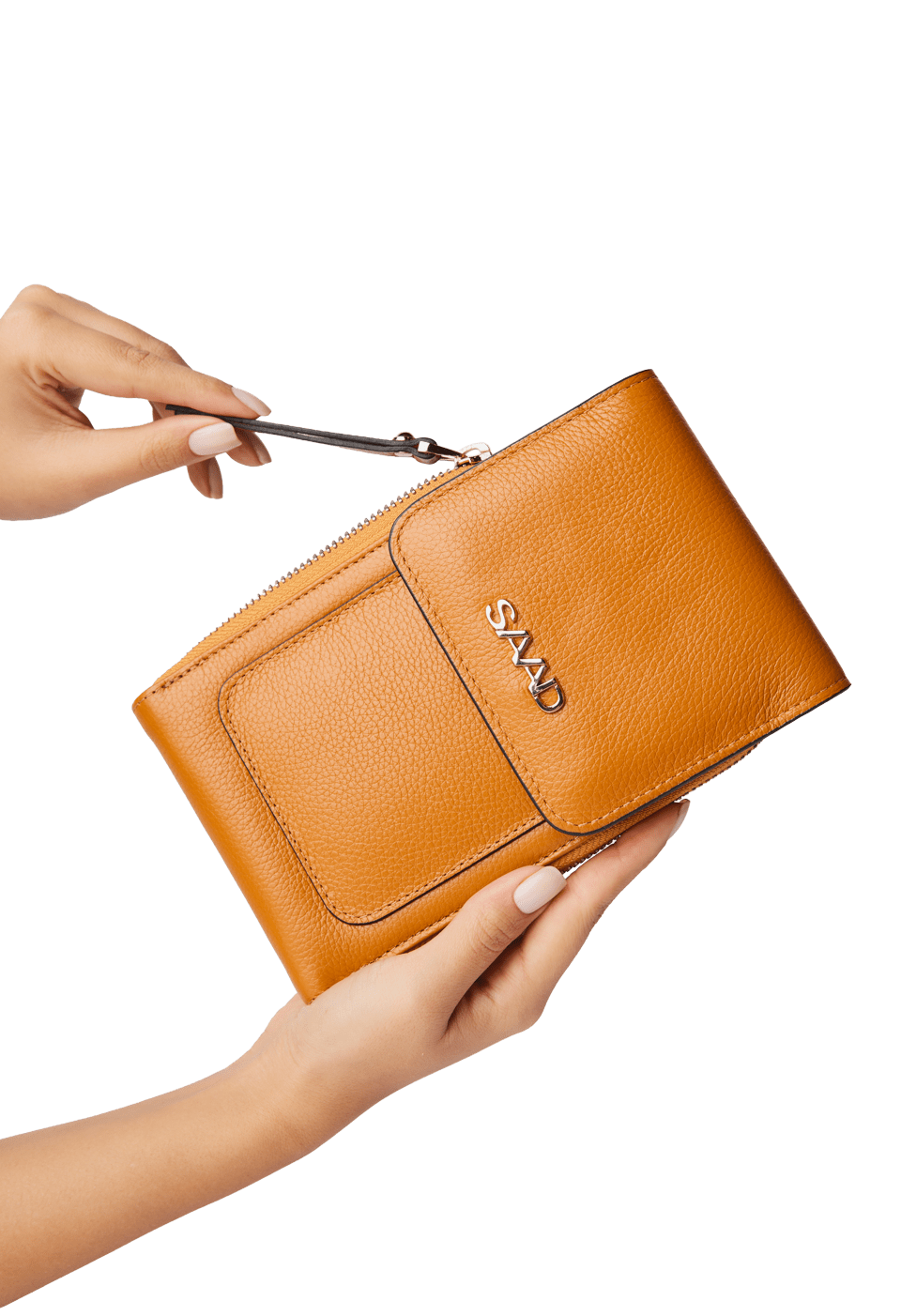 Mini Bolsa para Celular em Couro