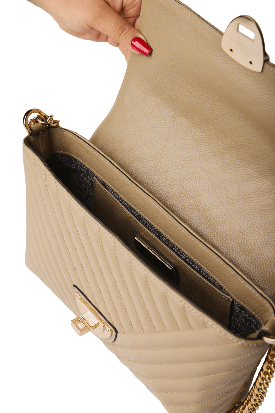 Bolsa Bordada em Couro