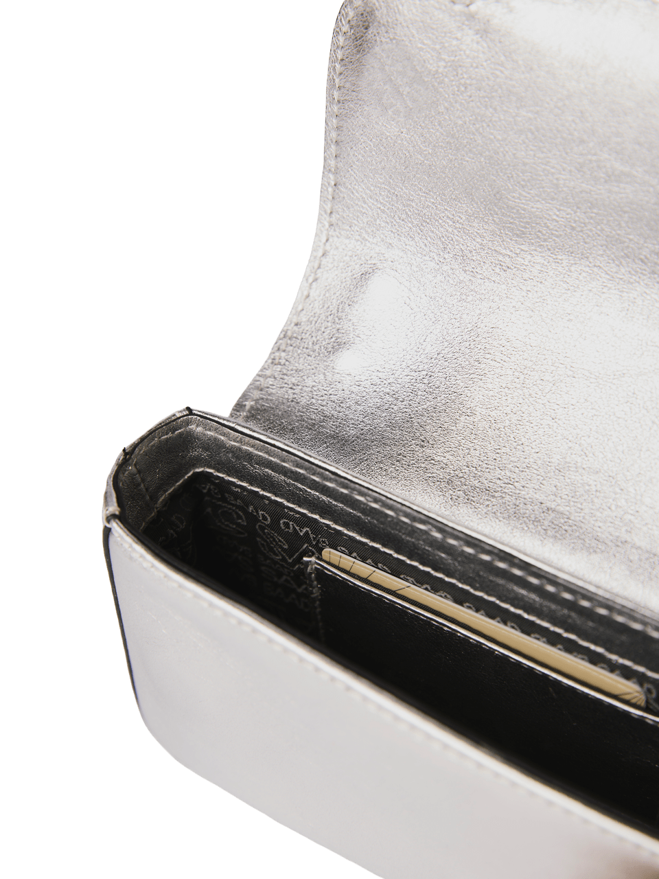252-BL2147 - Bolsa Mini em Couro Metalizada