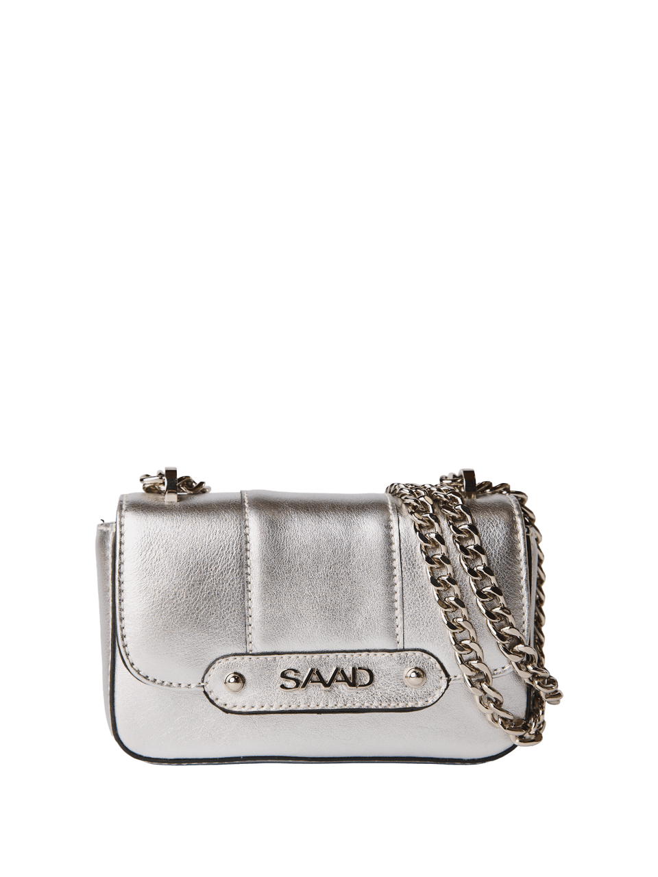 BL2147 - Bolsa Mini em Couro Metalizada