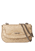 BOLSA MINI EM COURO TEXTURIZADO