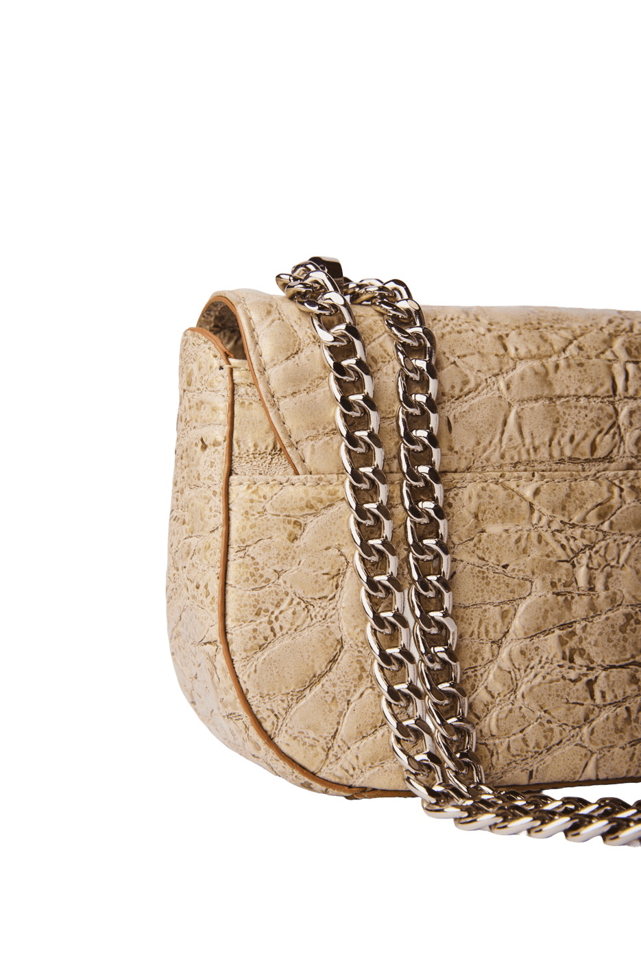 BOLSA MINI EM COURO TEXTURIZADO