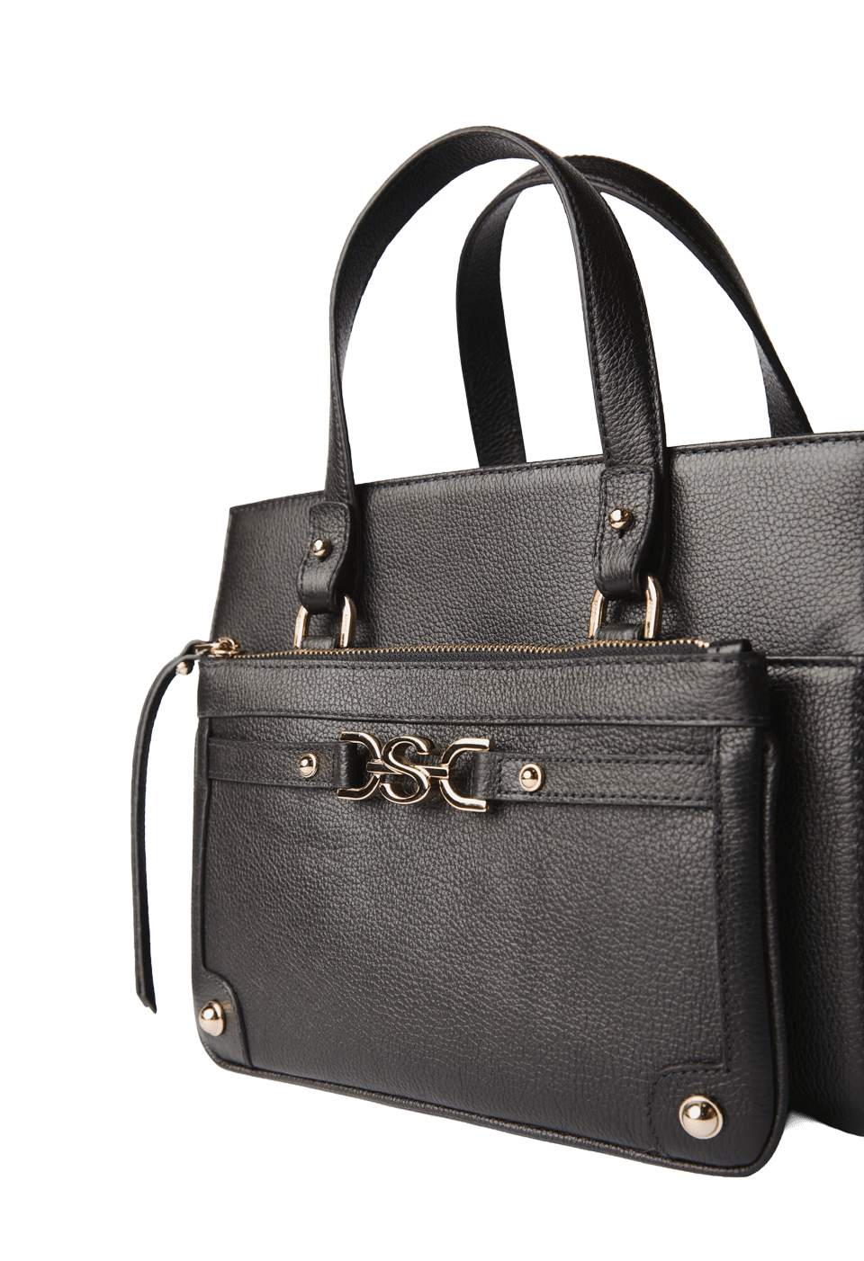 Bolsa Média em Couro