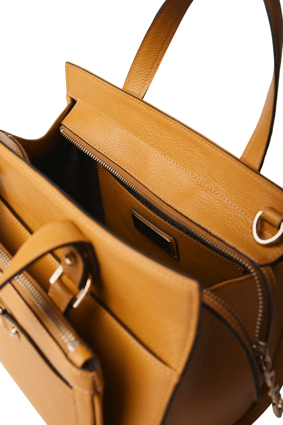 Bolsa Média em Couro