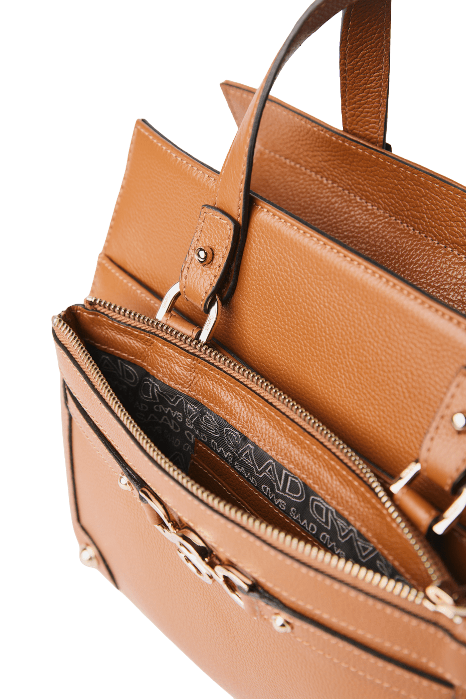 Bolsa Média em Couro