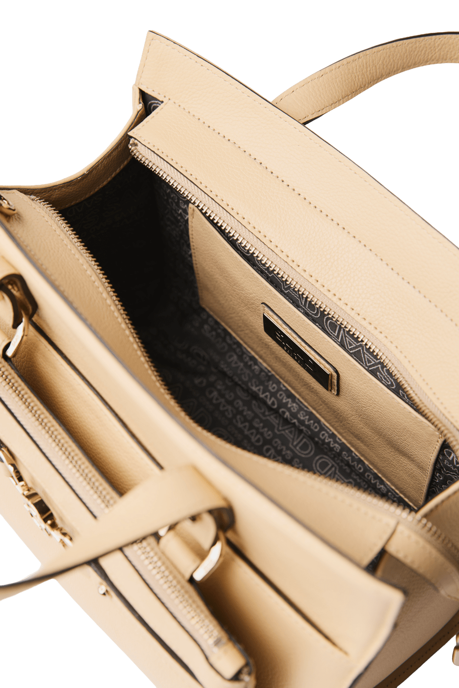 Bolsa Média em Couro