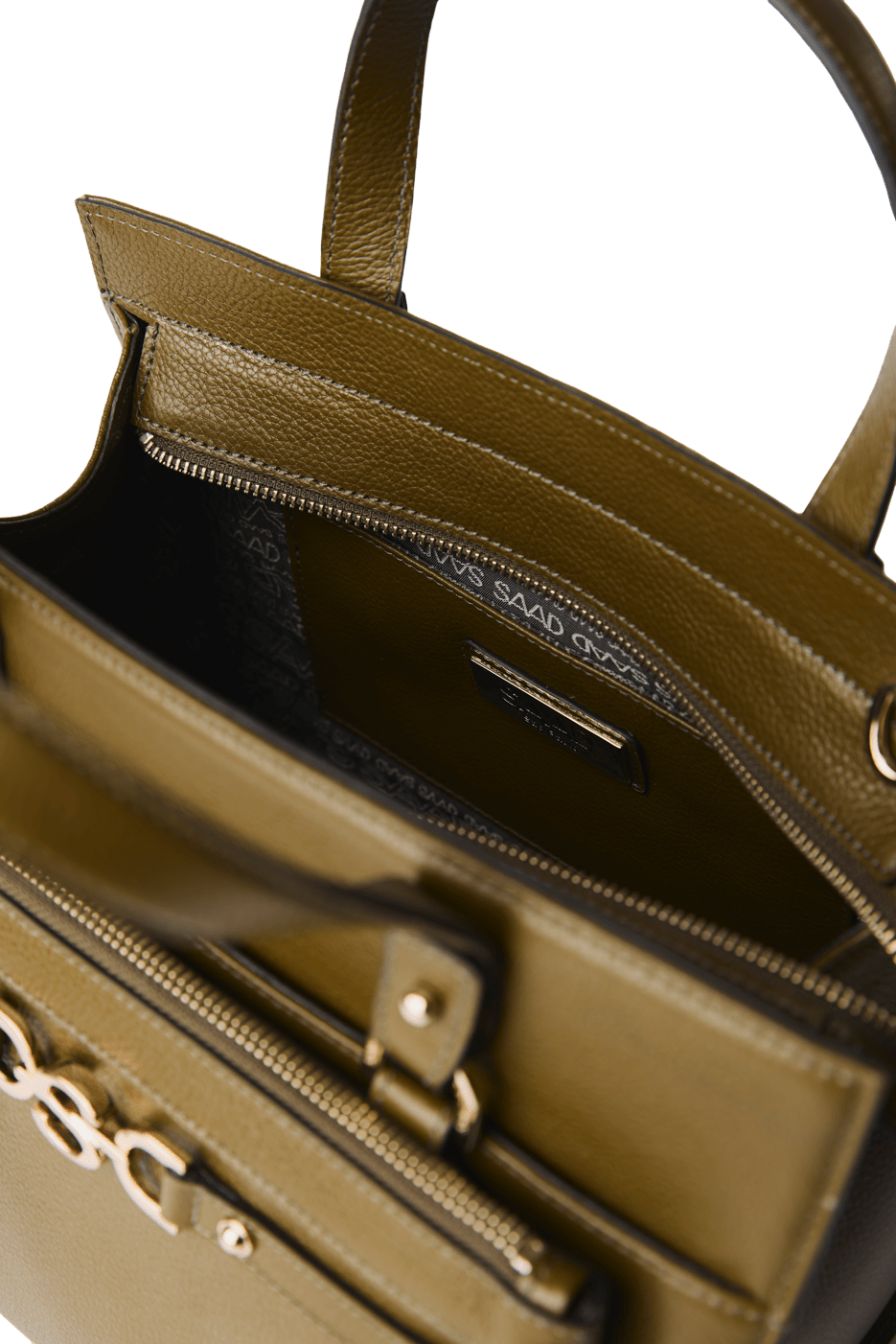 Bolsa Média em Couro