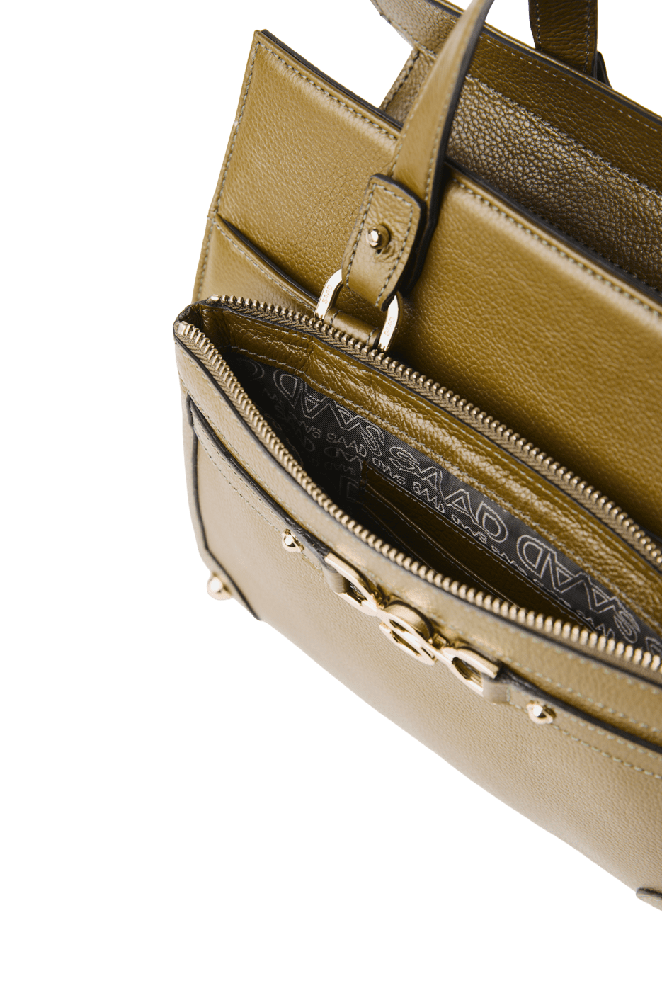 Bolsa Média em Couro