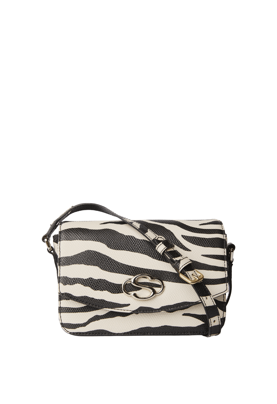 Bolsa Mini em Couro Estampa Zebra