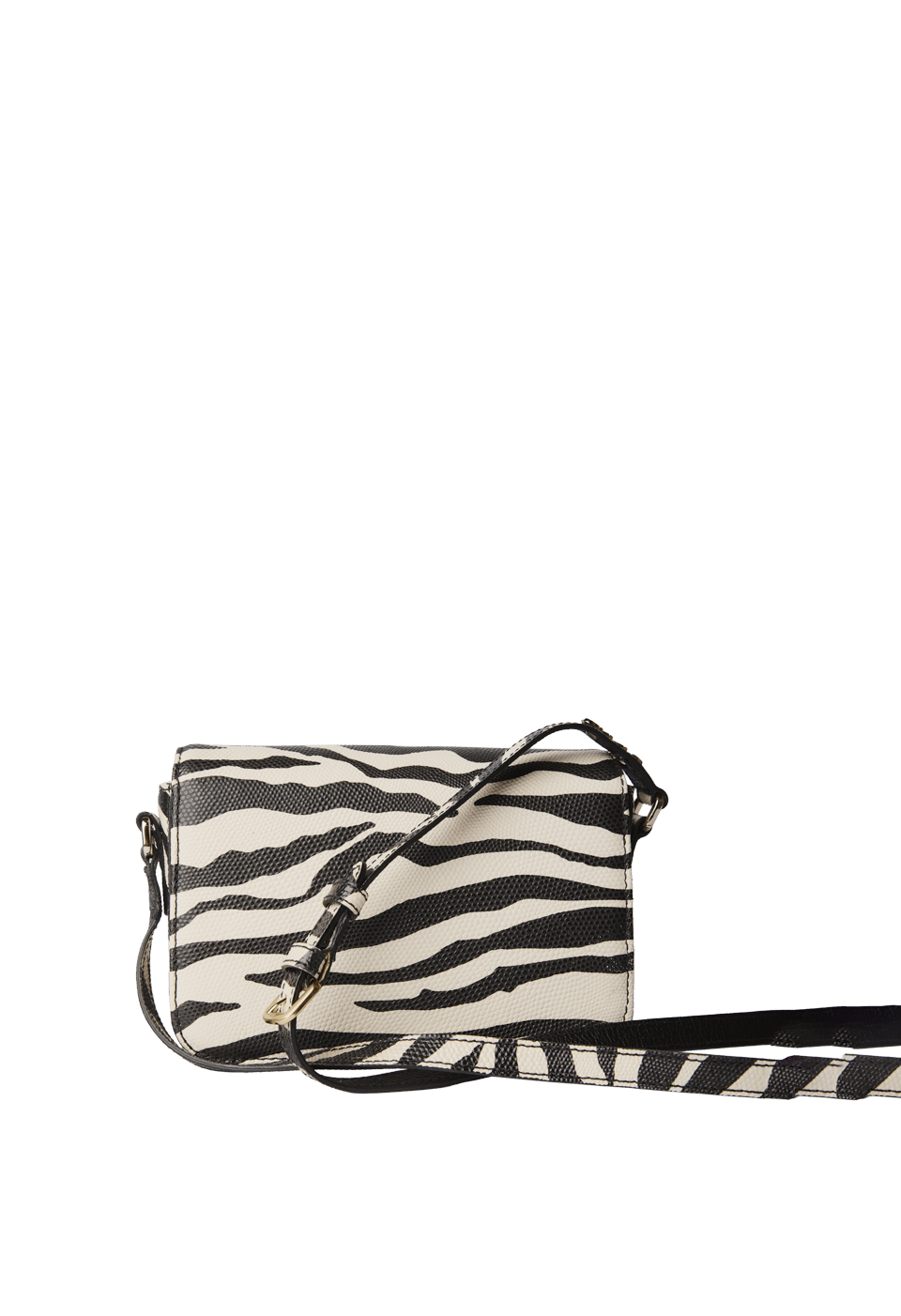 Bolsa Mini em Couro Estampa Zebra