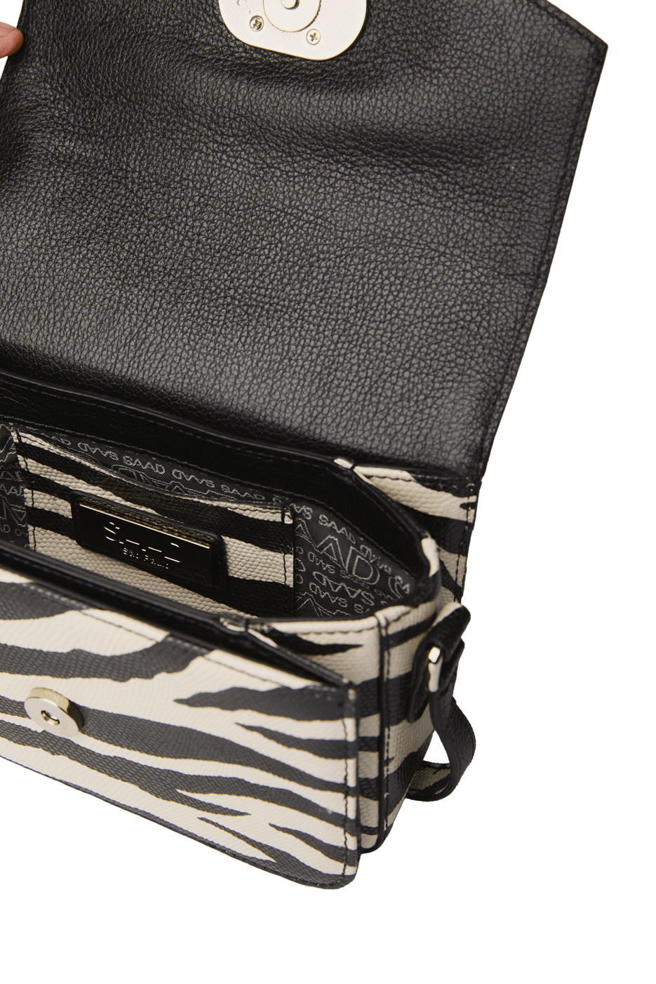 Bolsa Mini em Couro Estampa Zebra