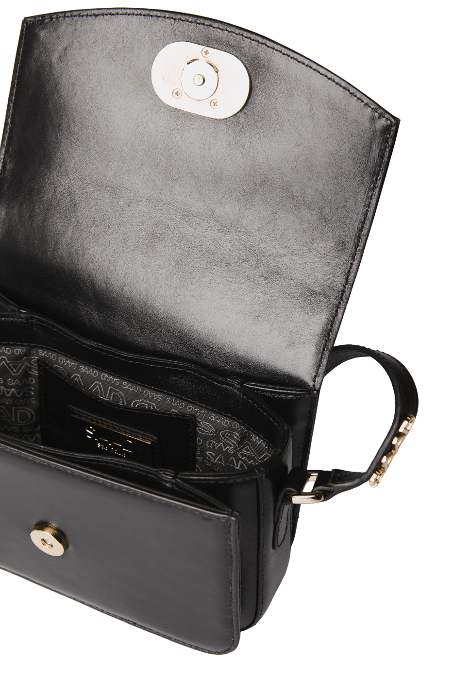 Bolsa Mini em couro Polido