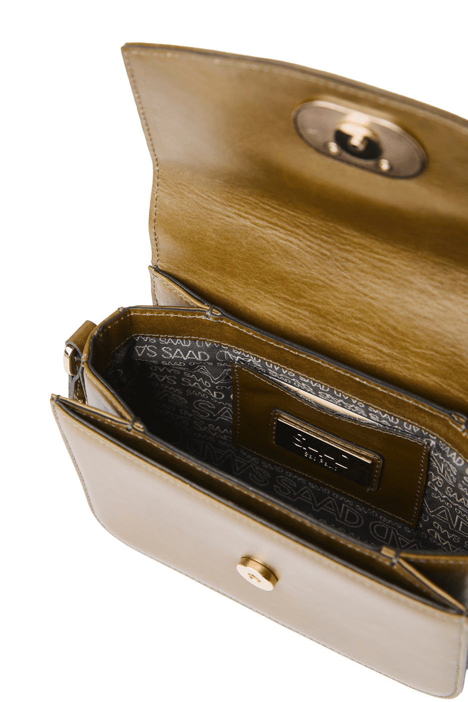 252-BL2177E - Bolsa Mini em couro Polido