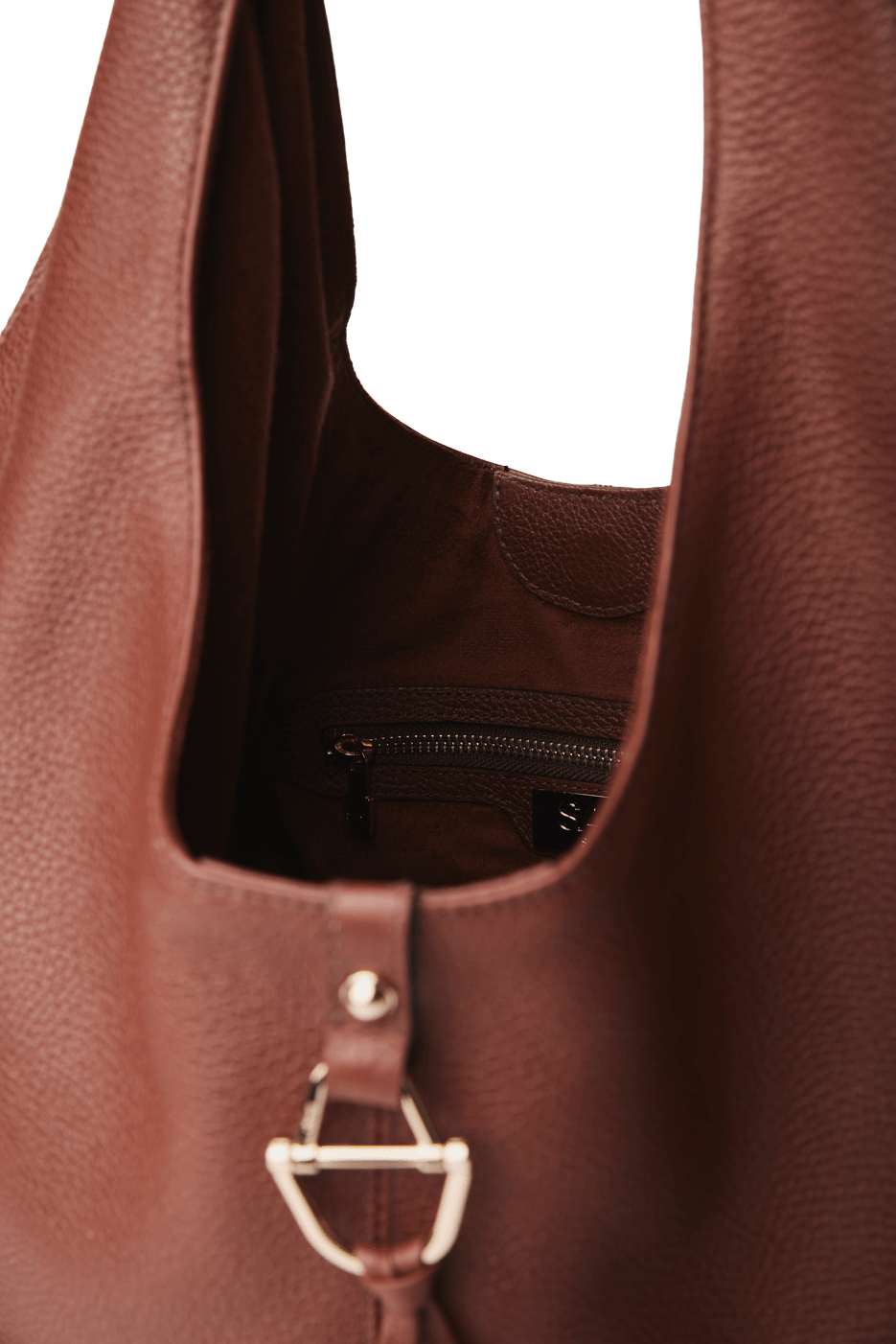 Bolsa Saco em Couro