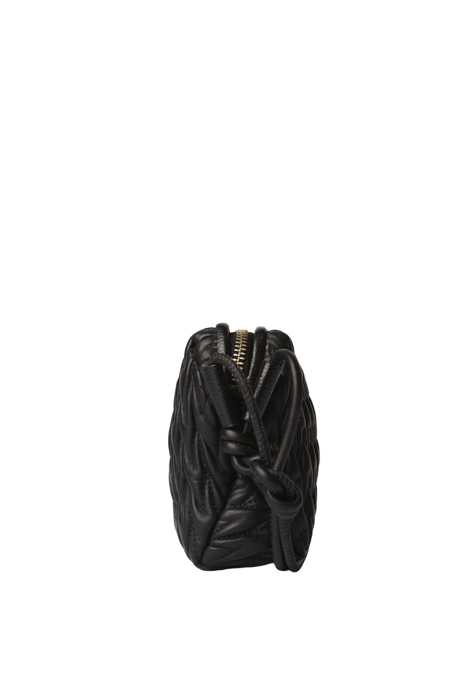 Bolsa Mini em Couro Drapée