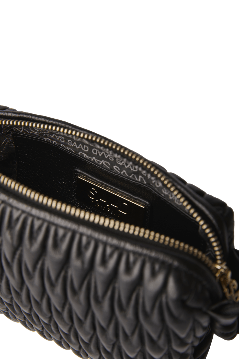 Bolsa Mini em Couro Drapée