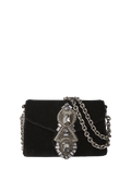Bolsa Mini em Veludo Claro