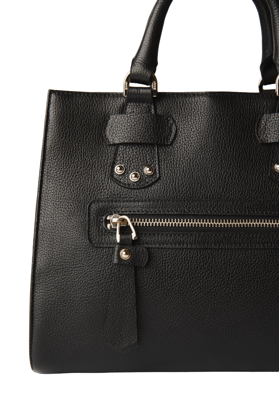 Bolsa Tote Média em Couro