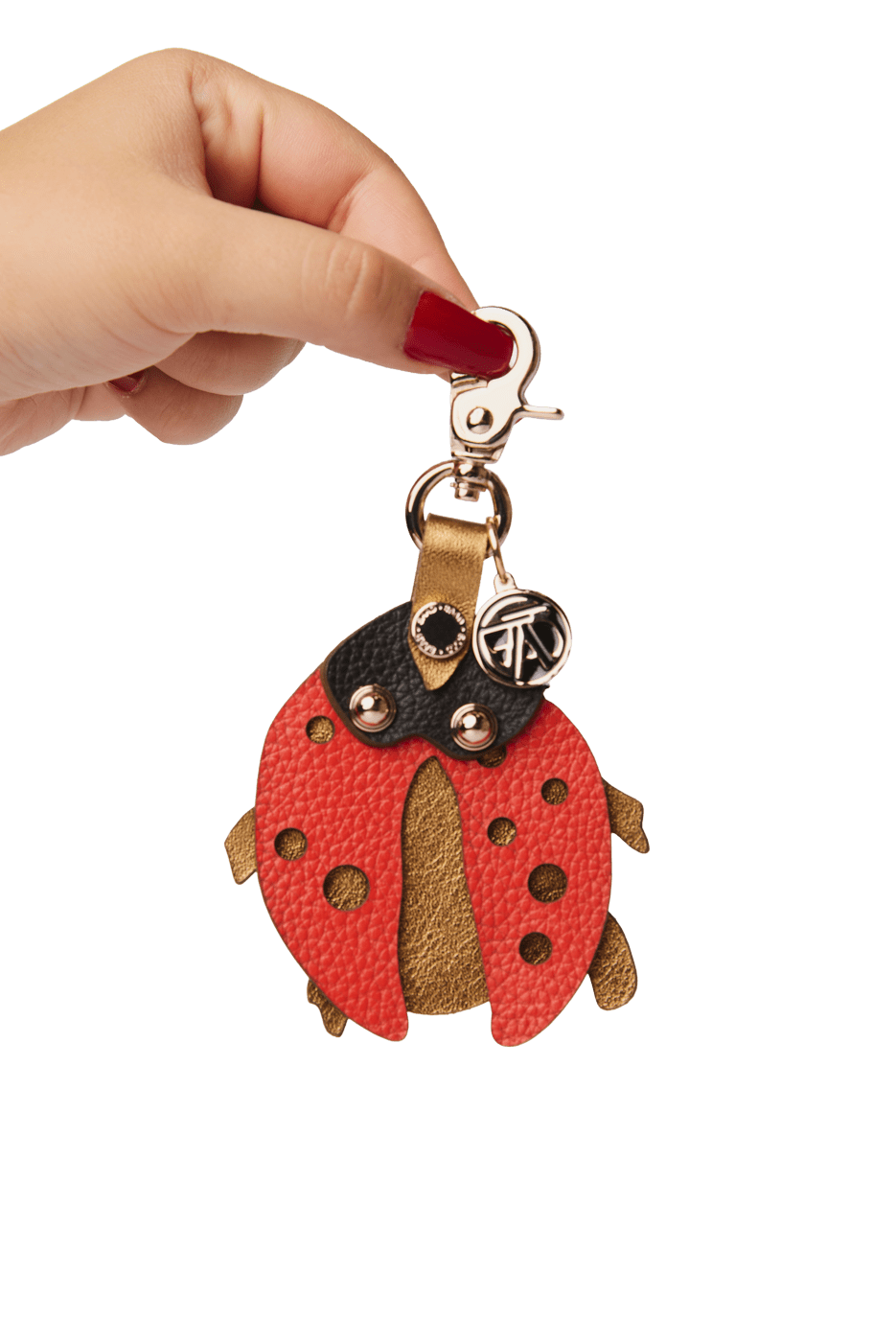 Chaveiro metal bristol joaninha