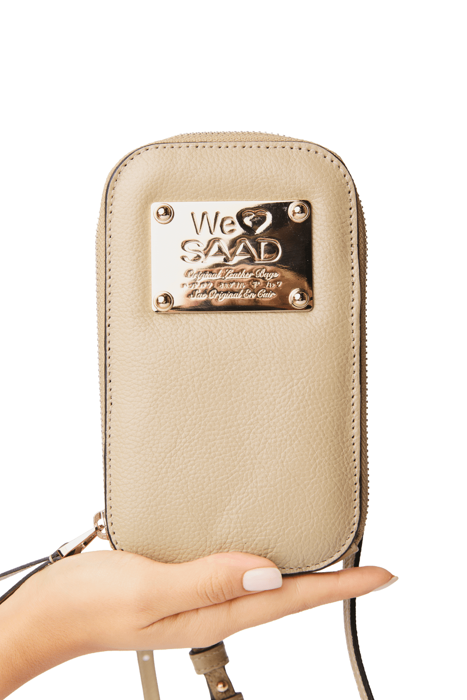 Mini Bolsa para Celular em Couro