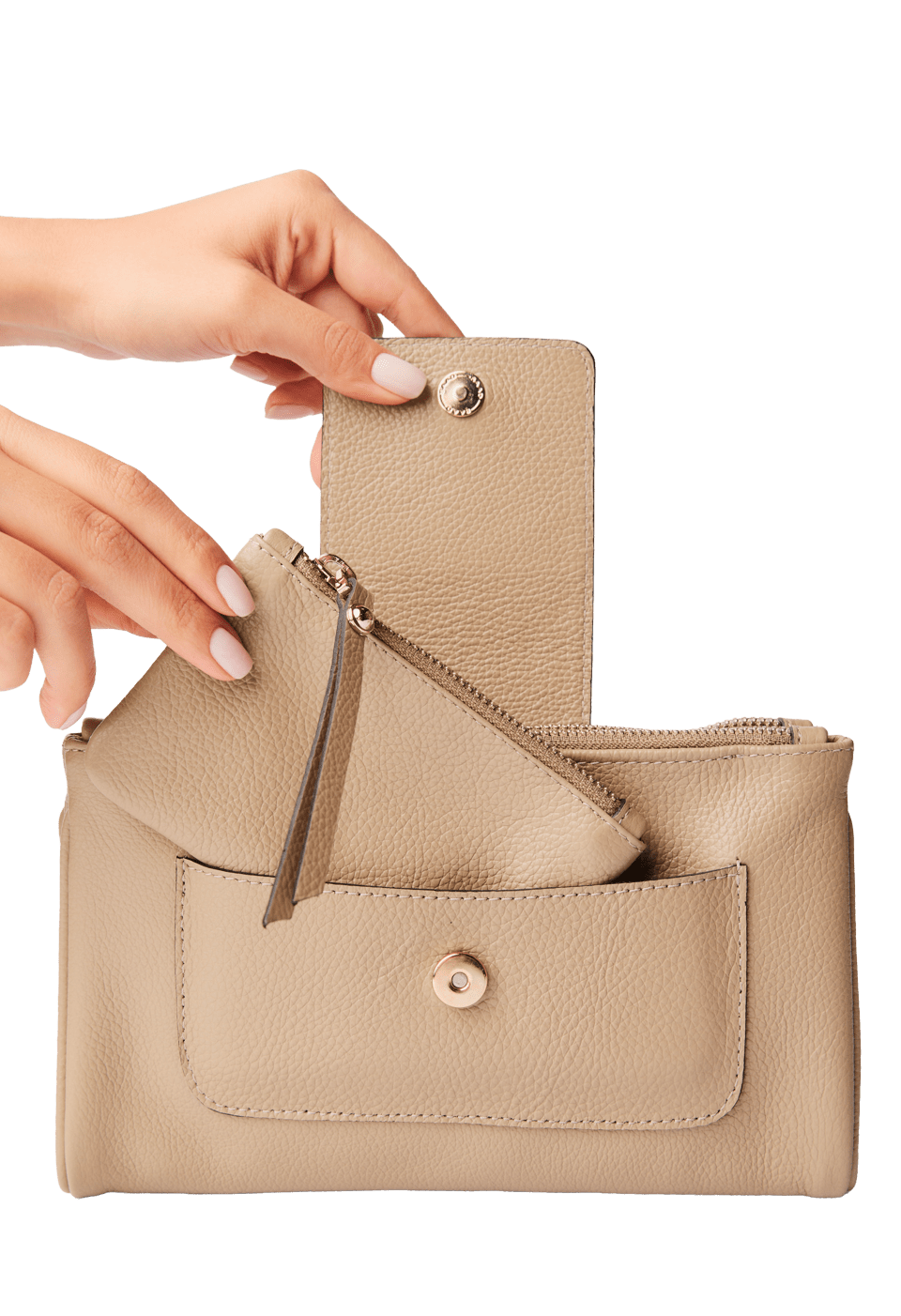 Mini Bolsa em Couro