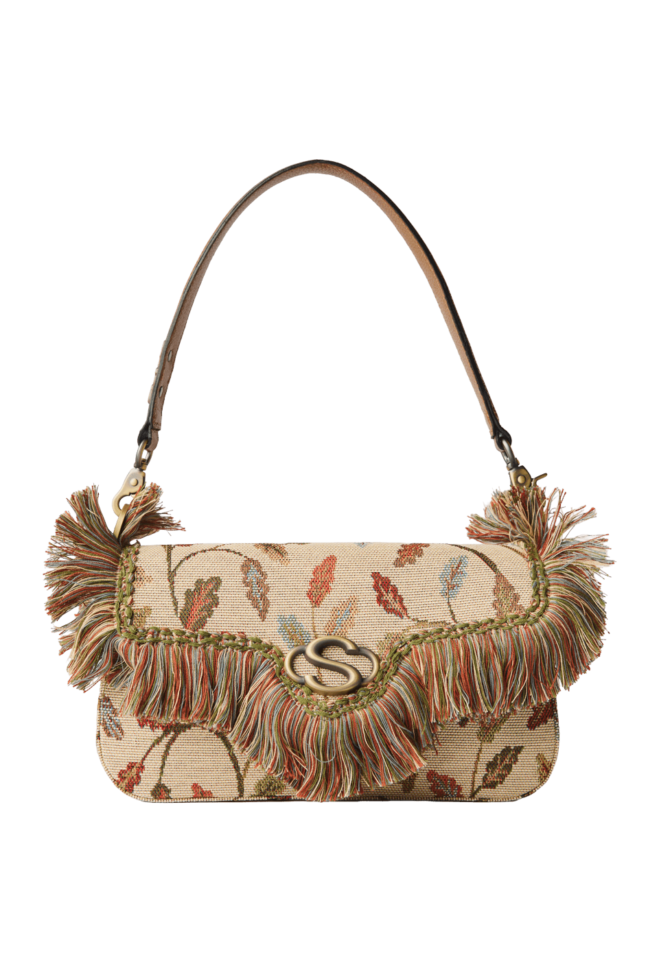 BL2505 - BOLSA GOBELIN FRANJA