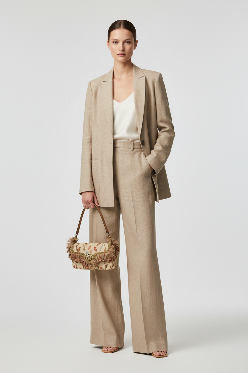 261-BL2505 - BOLSA TECIDO GOBELIN