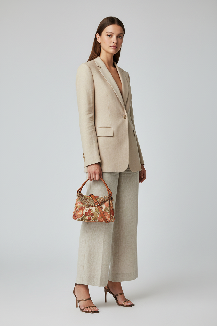 261-BL2509 - BOLSA TECIDO GOBELIN