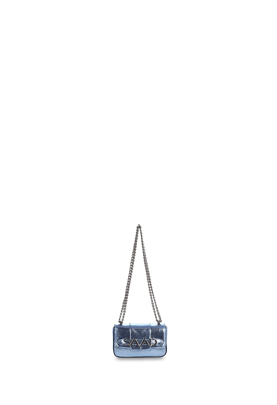 Bolsa Mini em Couro Metalizado