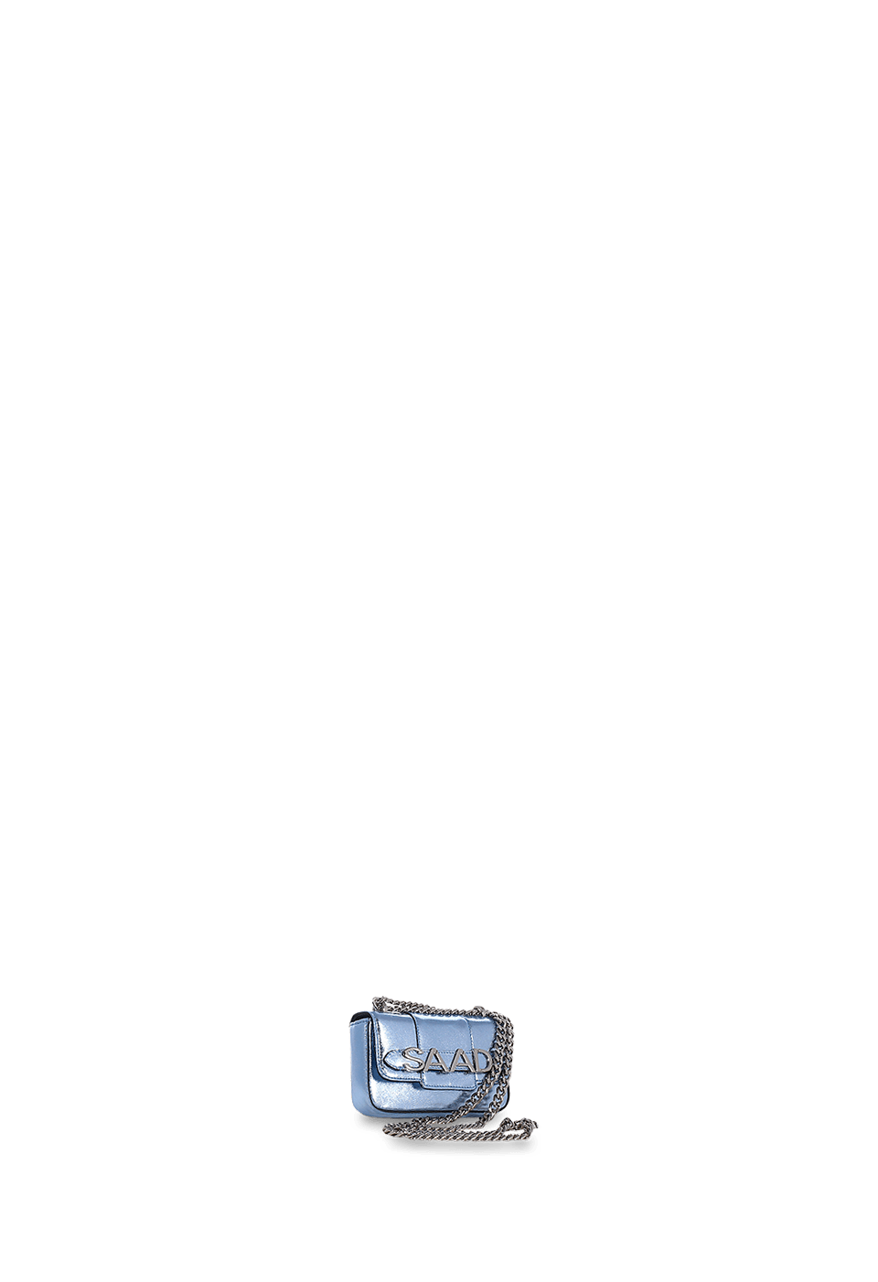 Bolsa Mini em Couro Metalizado
