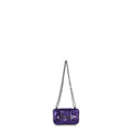 Bolsa Mini em Couro Metalizado