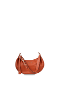 Bolsa Arredonda em Couro