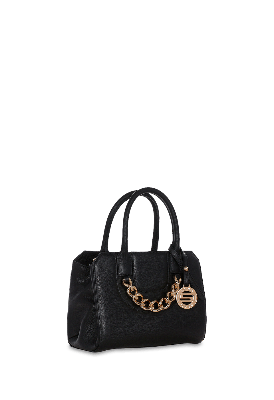 Bolsa Média em Couro