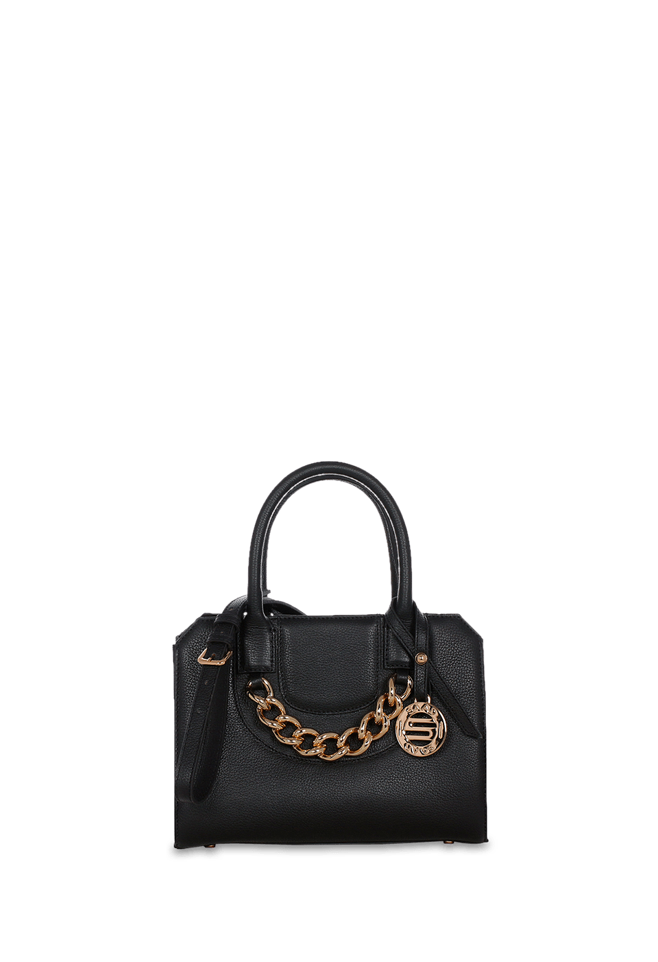 Bolsa Média em Couro