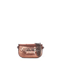 Bolsa  Mini em Couro  Metalizado