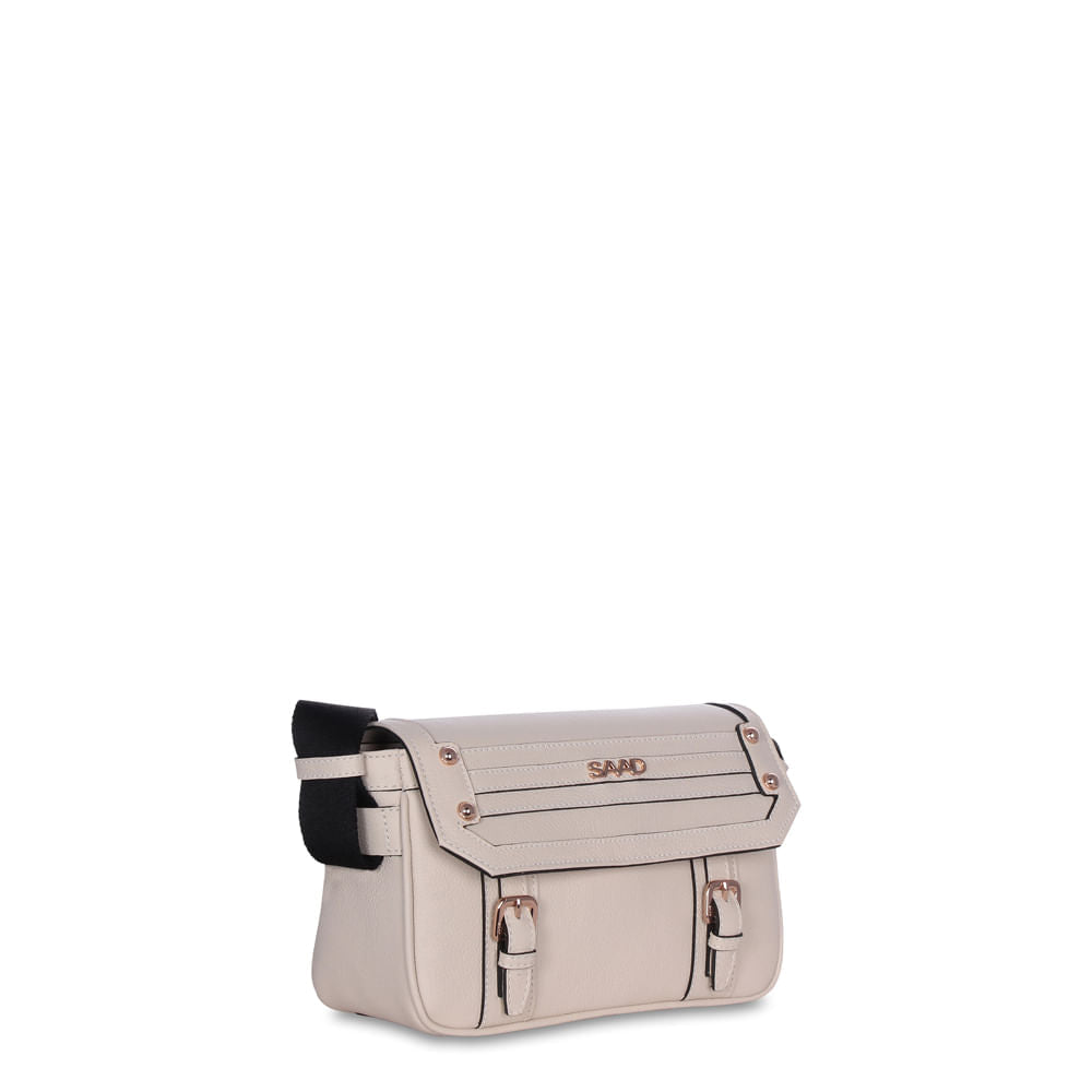 Bolsa transversal em couro