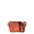 Bolsa transversal em couro