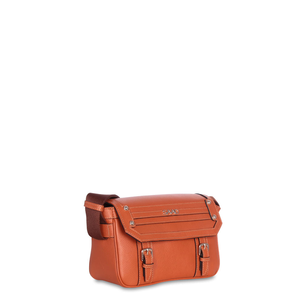 Bolsa transversal em couro
