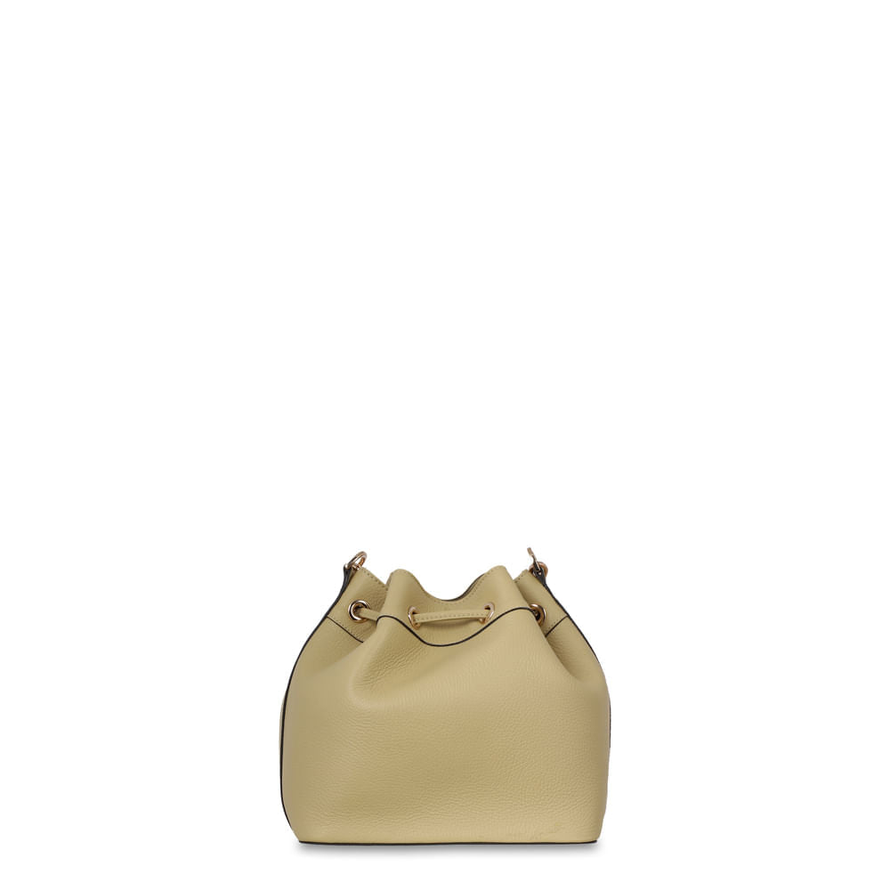 Bolsa Bucket em Couro