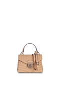 Bolsa Bordada Mini em Couro