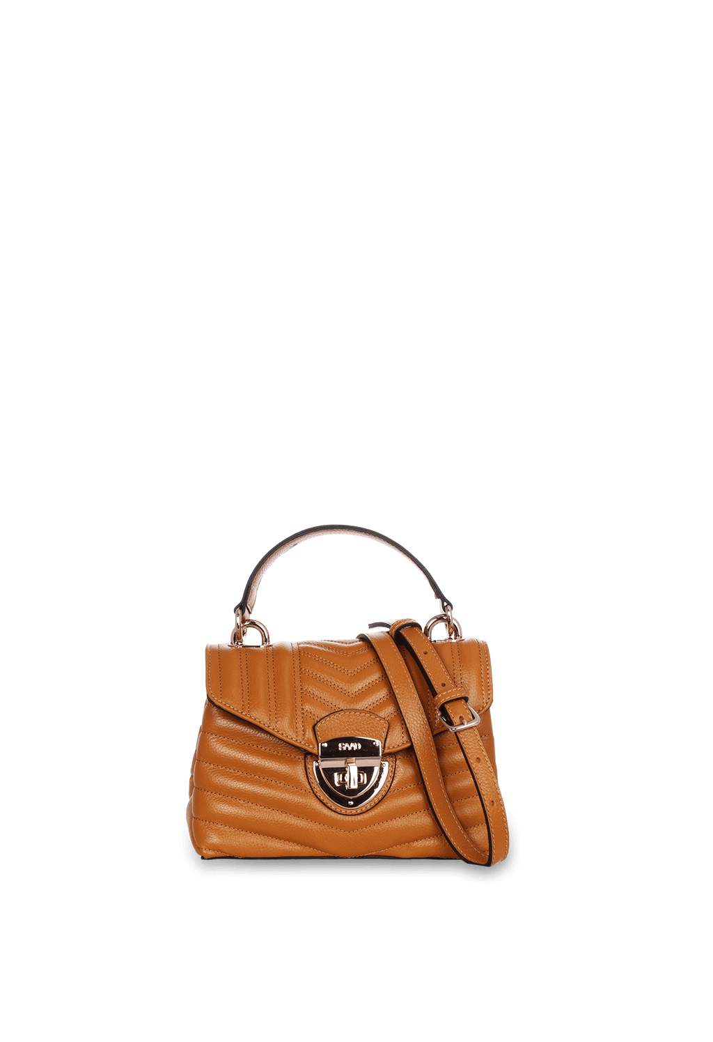 Bolsa Bordada Mini em Couro
