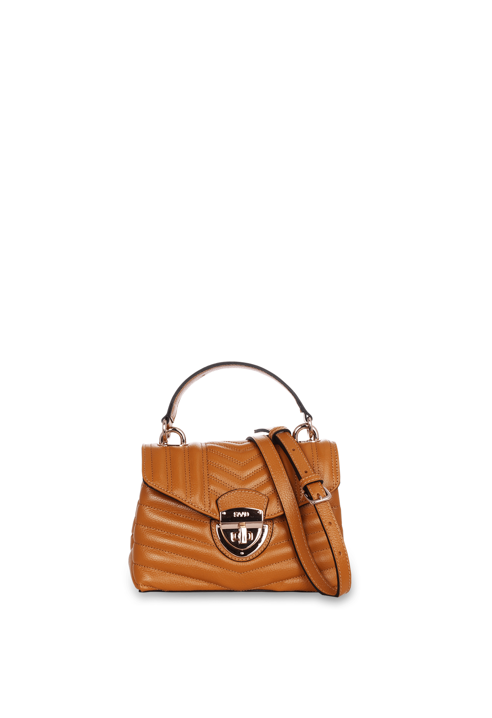 Bolsa Bordada Mini em Couro