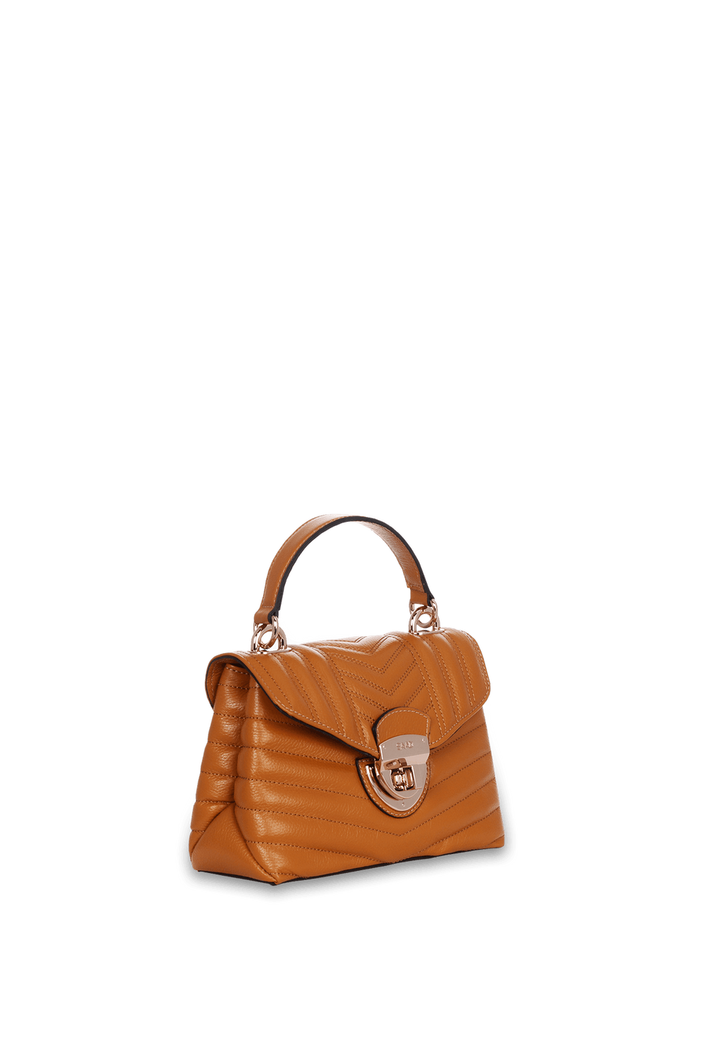 Bolsa Bordada Mini em Couro