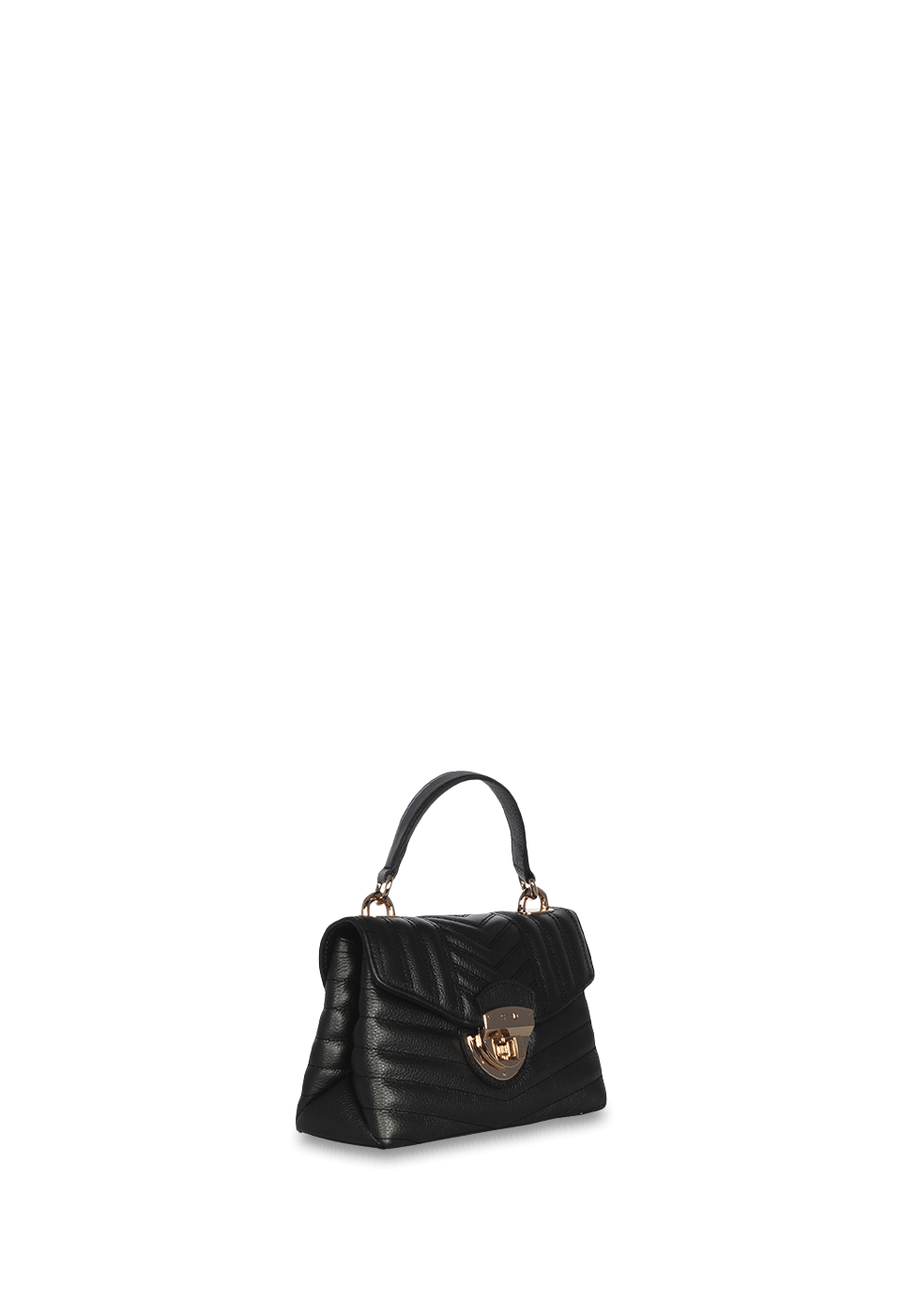 Bolsa Bordada Mini em Couro