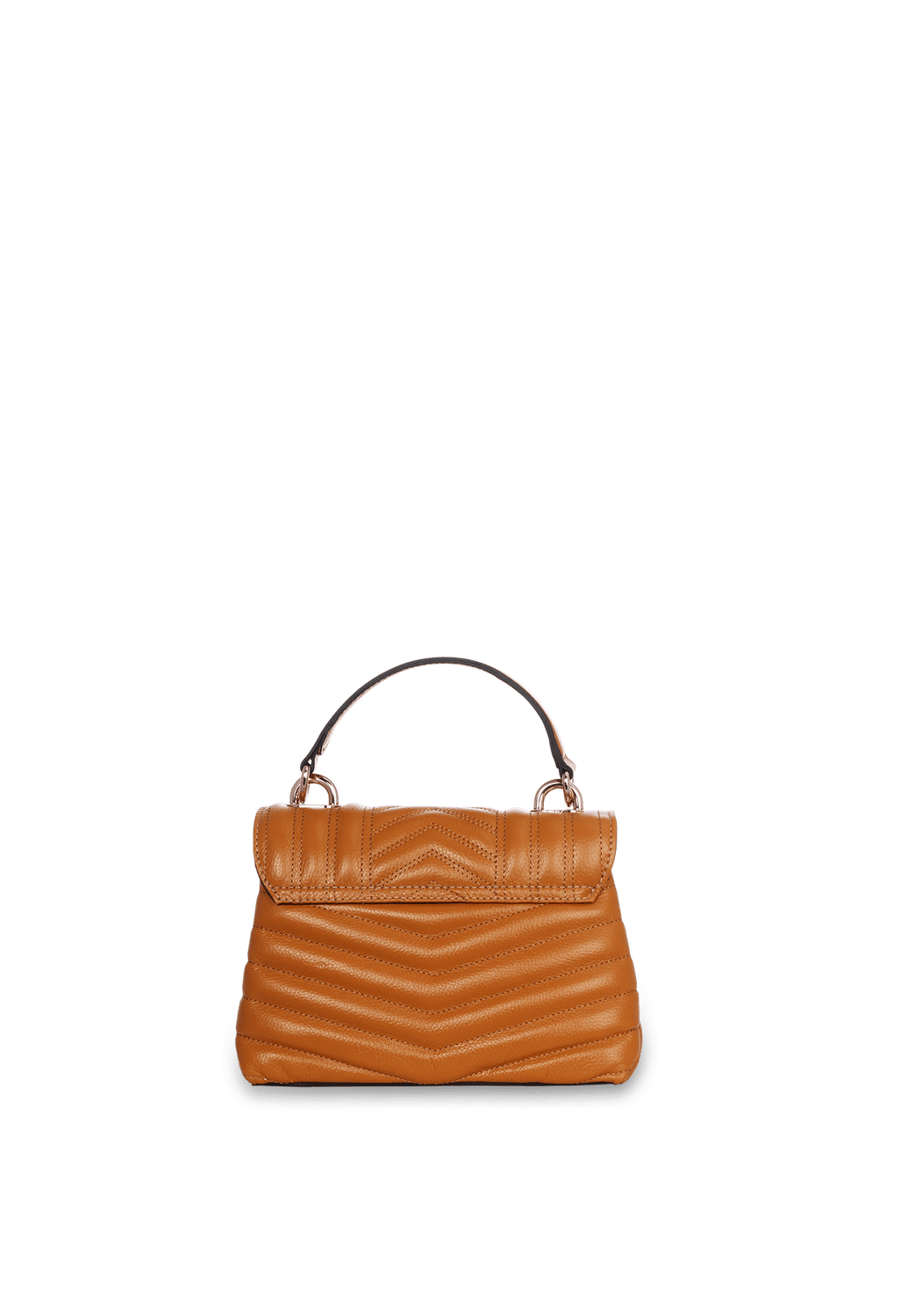 Bolsa Bordada Mini em Couro