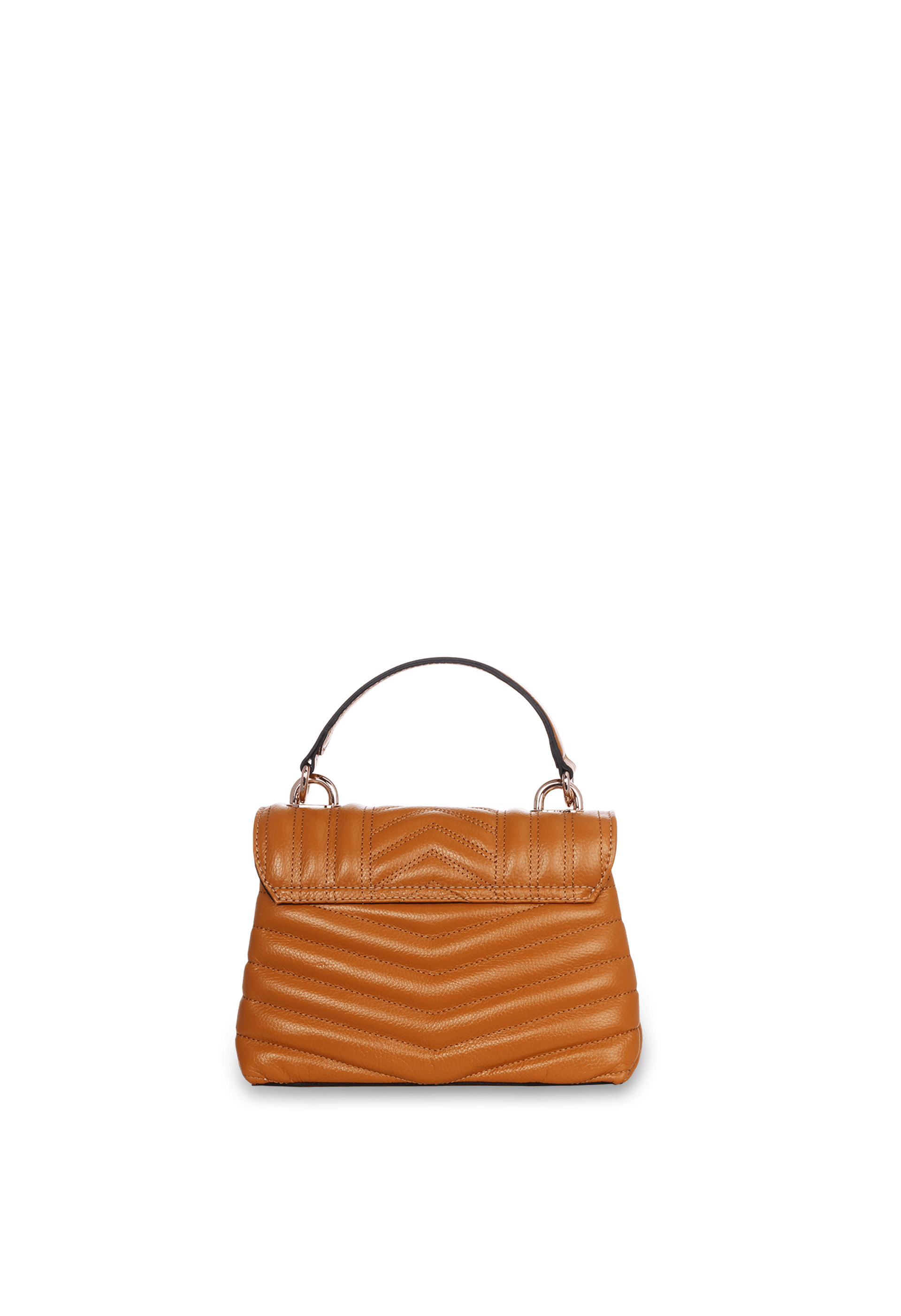 Bolsa Bordada Mini em Couro