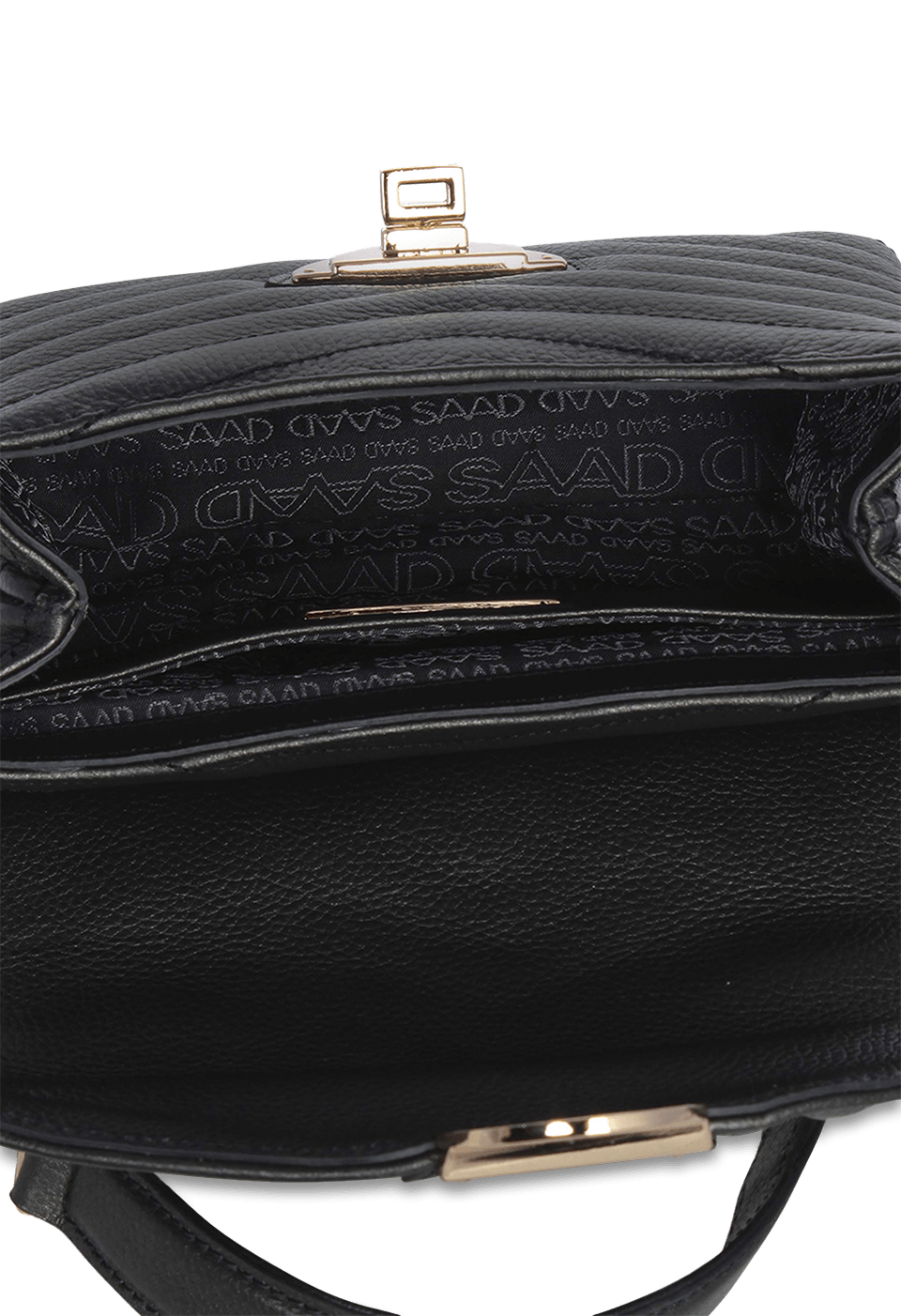 Bolsa Bordada Mini em Couro