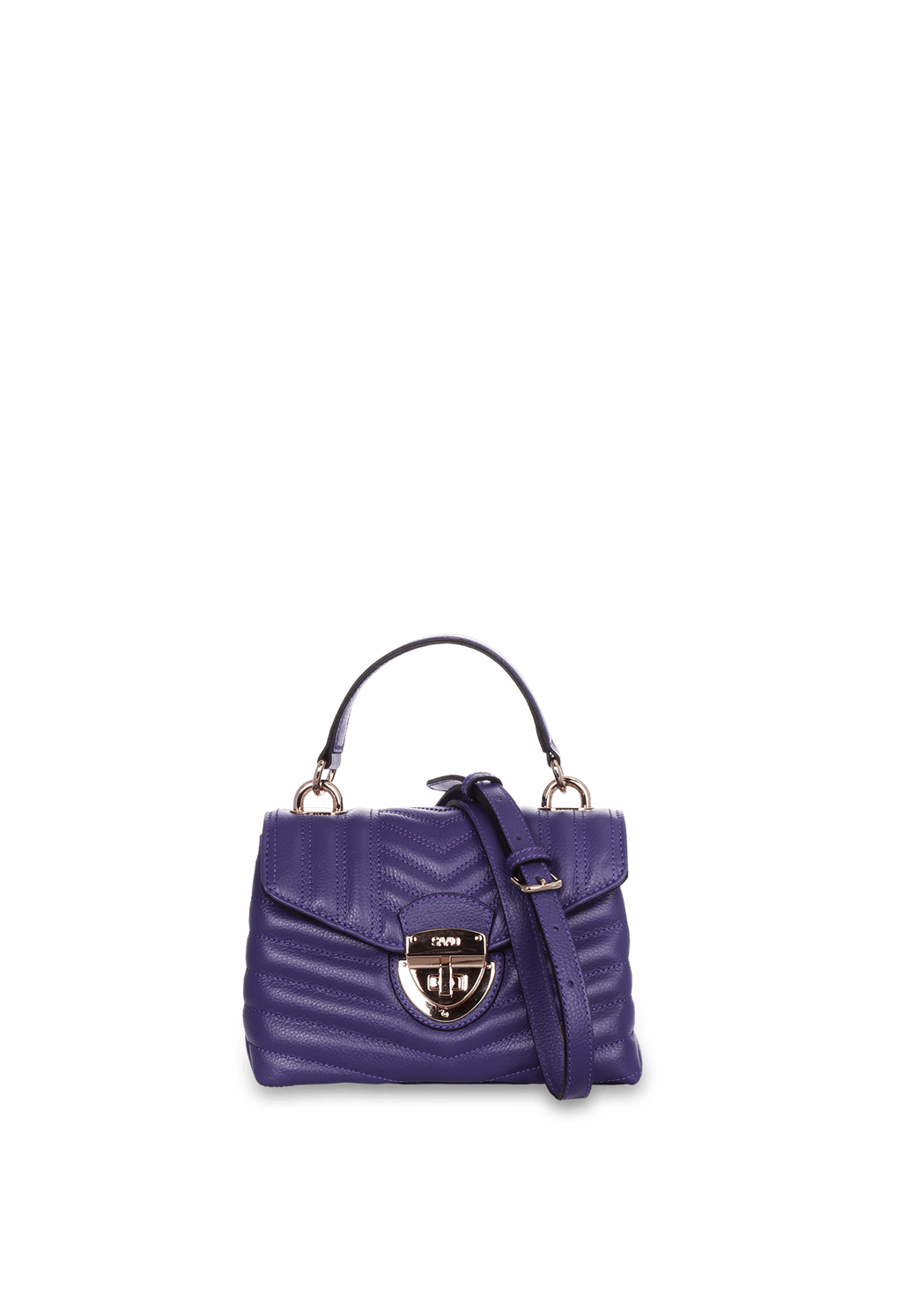 Bolsa Bordada Mini em Couro