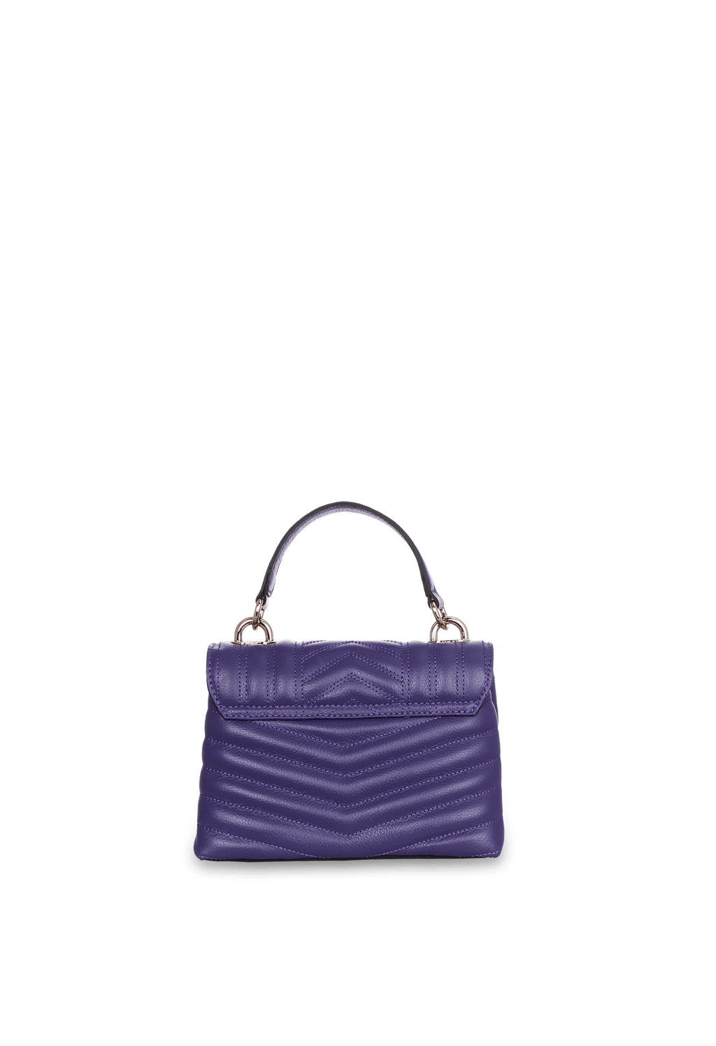 Bolsa Bordada Mini em Couro
