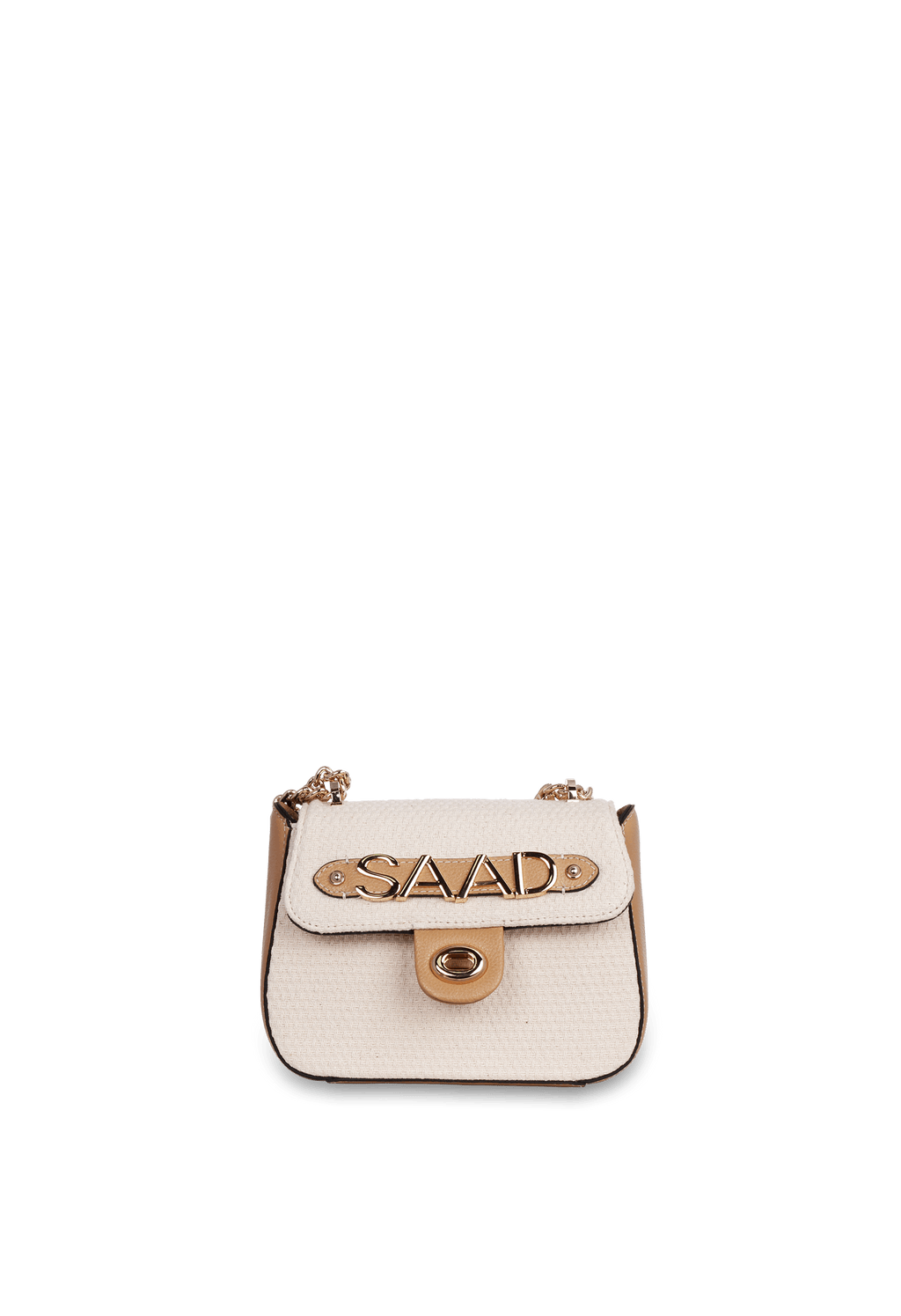 Bolsa Mini em Algodão Tramado